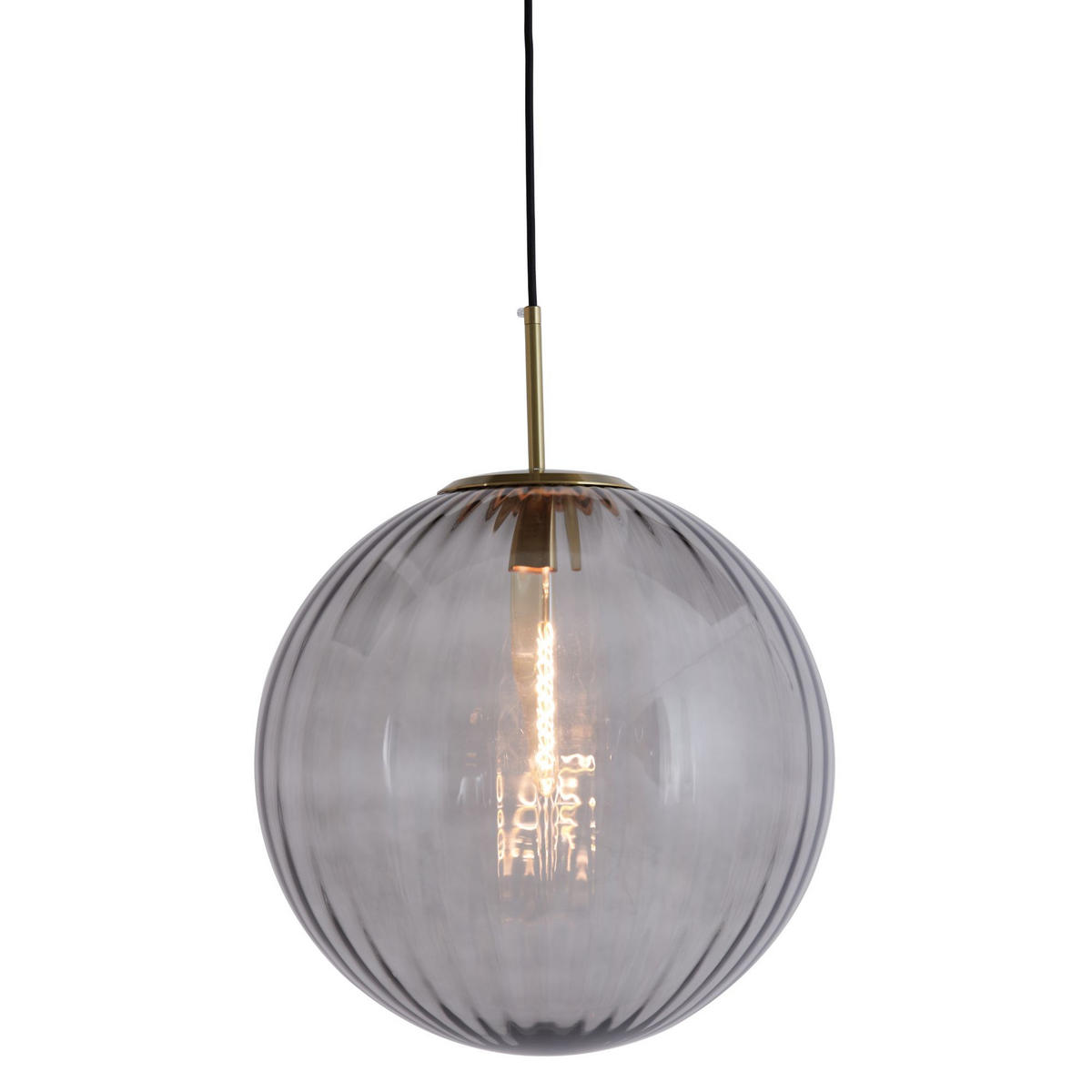 HÄNGELAMPE Magdala Grau Ø48/48 cm - Grau, Glas (48/48/48cm) - Light & Living