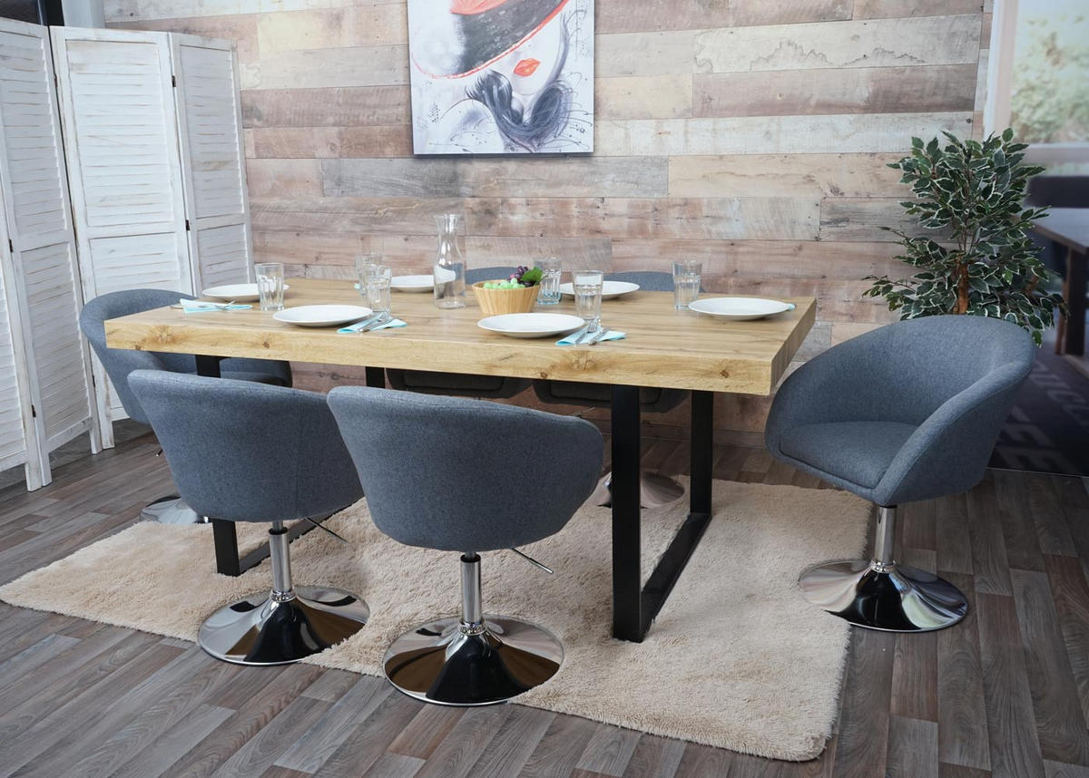 ESSZIMMERSTUHL Grau - Grau, Textil (59/90/60cm) - MCW