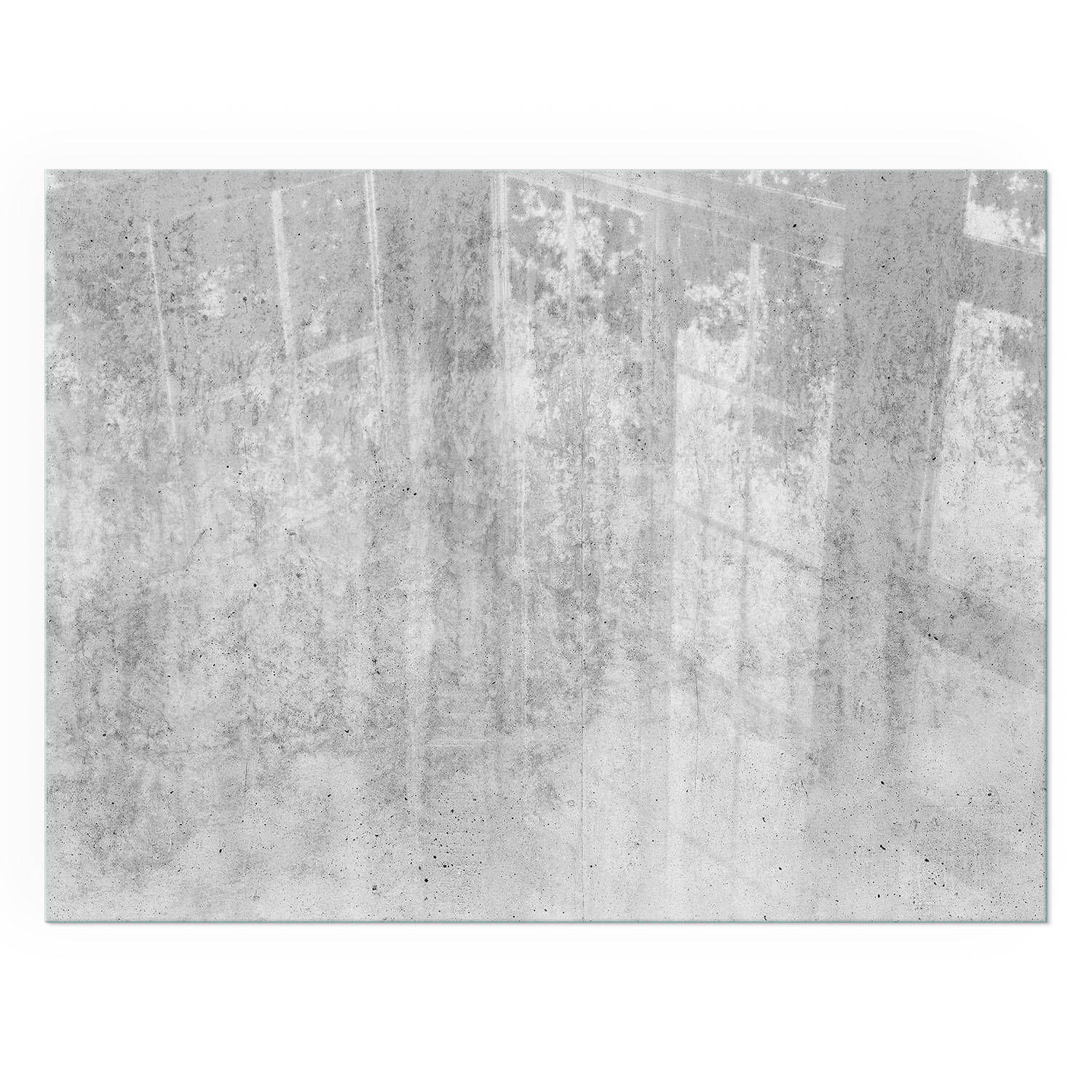 GLASPLATTE für Kamin 80x60 cm - Grau, Glas (80/60/0.4cm) - TULUP