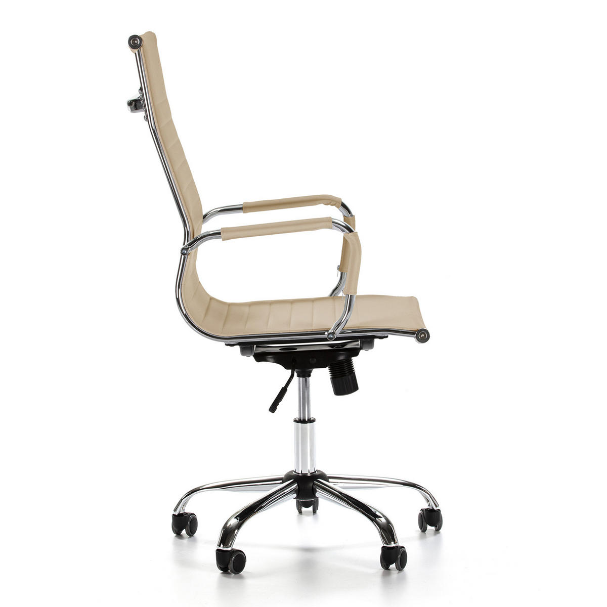 SCAUN ROTATIV Londres cu funcție de pat, culoare taupe - taupe, blană (71/107/55cm) - VS Venta-stock