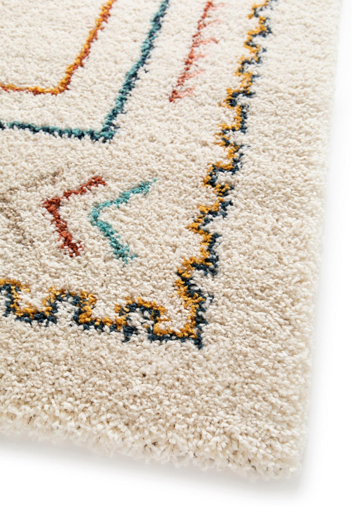 TEPPICH Shaggy weich voluminös mehrfarbig - Multicolor, Textil (160/230cm) - AFK Living