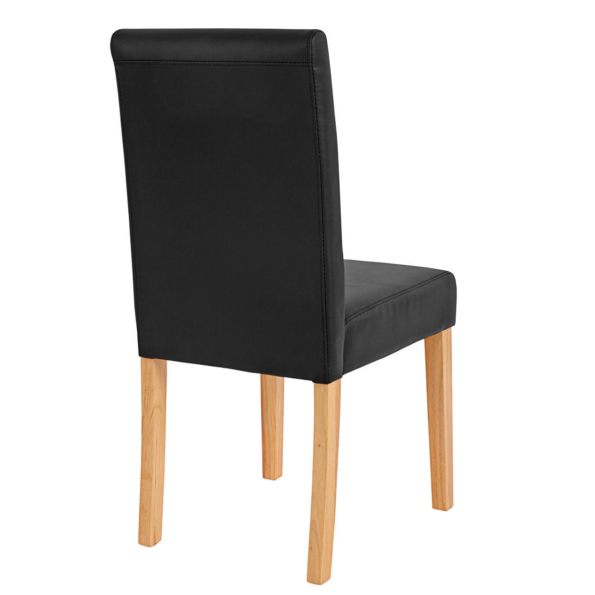 ESSZIMMERSTUHL Schwarz 6er-Set - Schwarz, Textil (43/90/56cm) - MCW