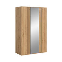 KLEIDERSCHRANK 3-türig TOFTA (B/H/T: ca. 120/192/56 cm) in Artisan Eiche Nachbildung/Artisan Eiche Nachbildung - Eiche Artisan, Holzwerkstoff (120/192/56cm)