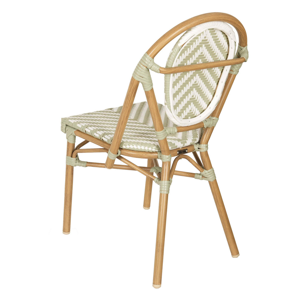 GARTENSTUHL, Grün - Grün, Metall (55/89/46cm) - Oviala