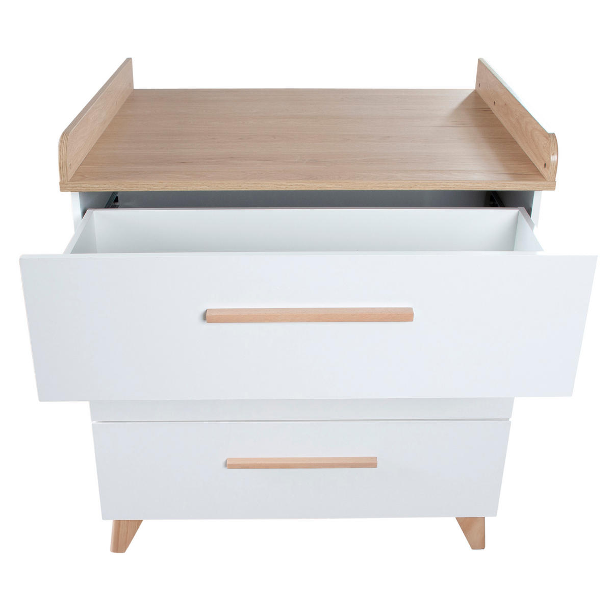 BABYZIMMER Leon 2-teilig I - Weiß, Holz (1/1/1cm) - Roba