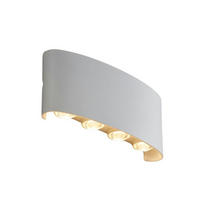 WANDLEUCHTE Prisma, Weiß, 22cm - Weiß, Metall (22/9/22cm) - KOSILUM