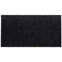 CHLUPATÝ KOBEREC SHAGGY Demre 150/80 cm - černá, plast (80/150cm) - Beliani