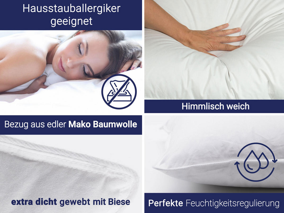 KISSEN, 60x80 cm, 100% Baumwolle, Weiß - Weiß, Textil (60/80cm) - Zollner