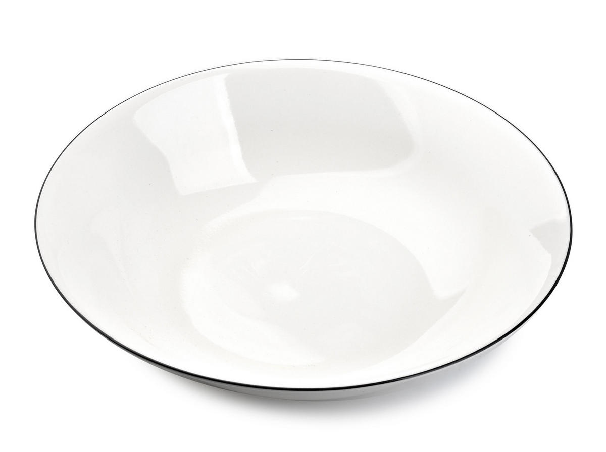 NUDELTELLER Simple Weiß 26.3/26.3/6.5 cm Keramik - Weiß, Keramik (26.3cm) - Mondex