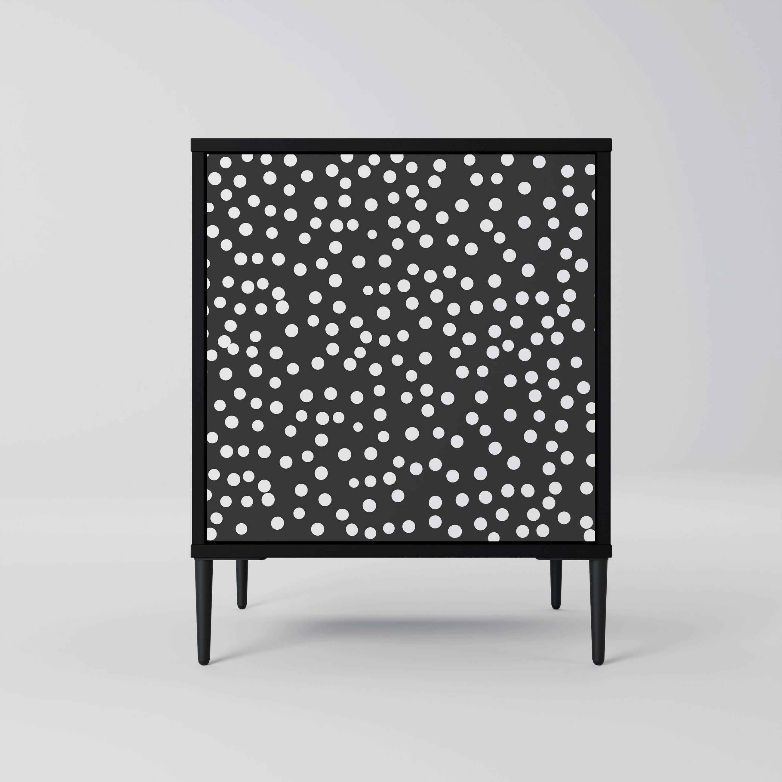 SpaceRebels Sideboard Schwarz 57.5x72.5x42 cm