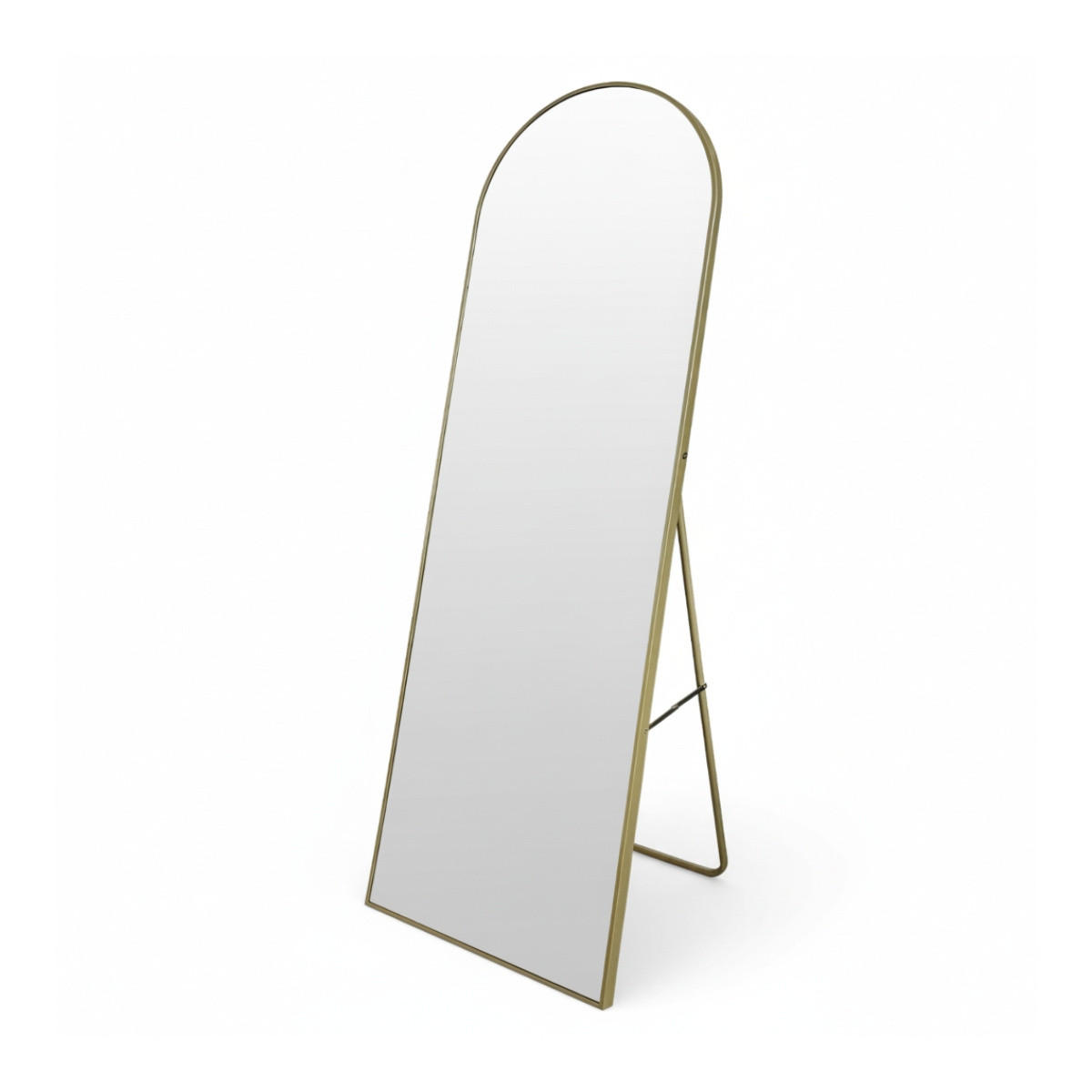 STANDSPIEGEL Fram, 150 x 50 cm - Goldfarben, Glas (50/150/2.5cm)