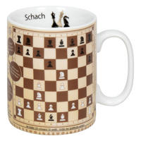 WISSENSBECHER Schach - Naturfarben, Keramik (0.46L) - Könitz