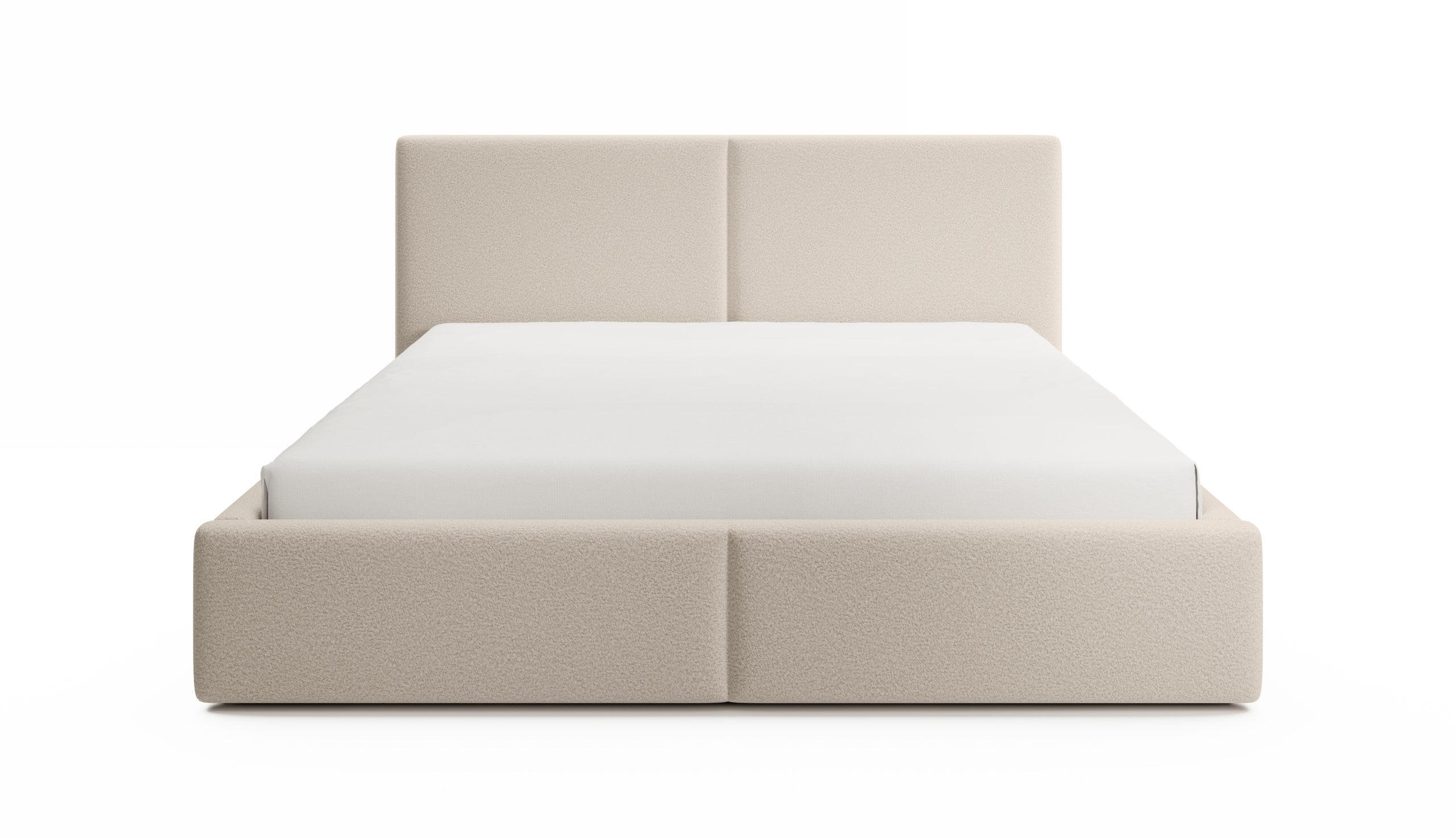 POLSTERBETT Toreira Slim 140x200 cm Beige - Beige, Holz/Textil (140/200cm) - Fedve