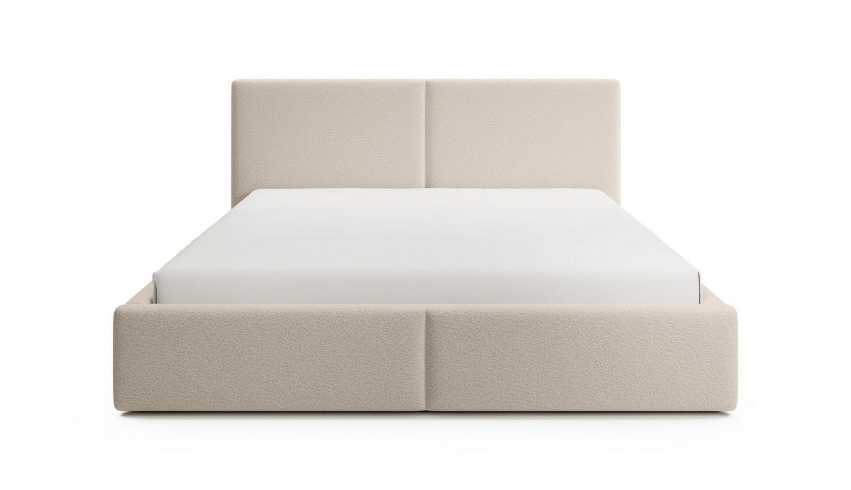 POLSTERBETT Toreira Slim 140x200 cm Beige - Beige, Holz/Textil (140/200cm) - Fedve