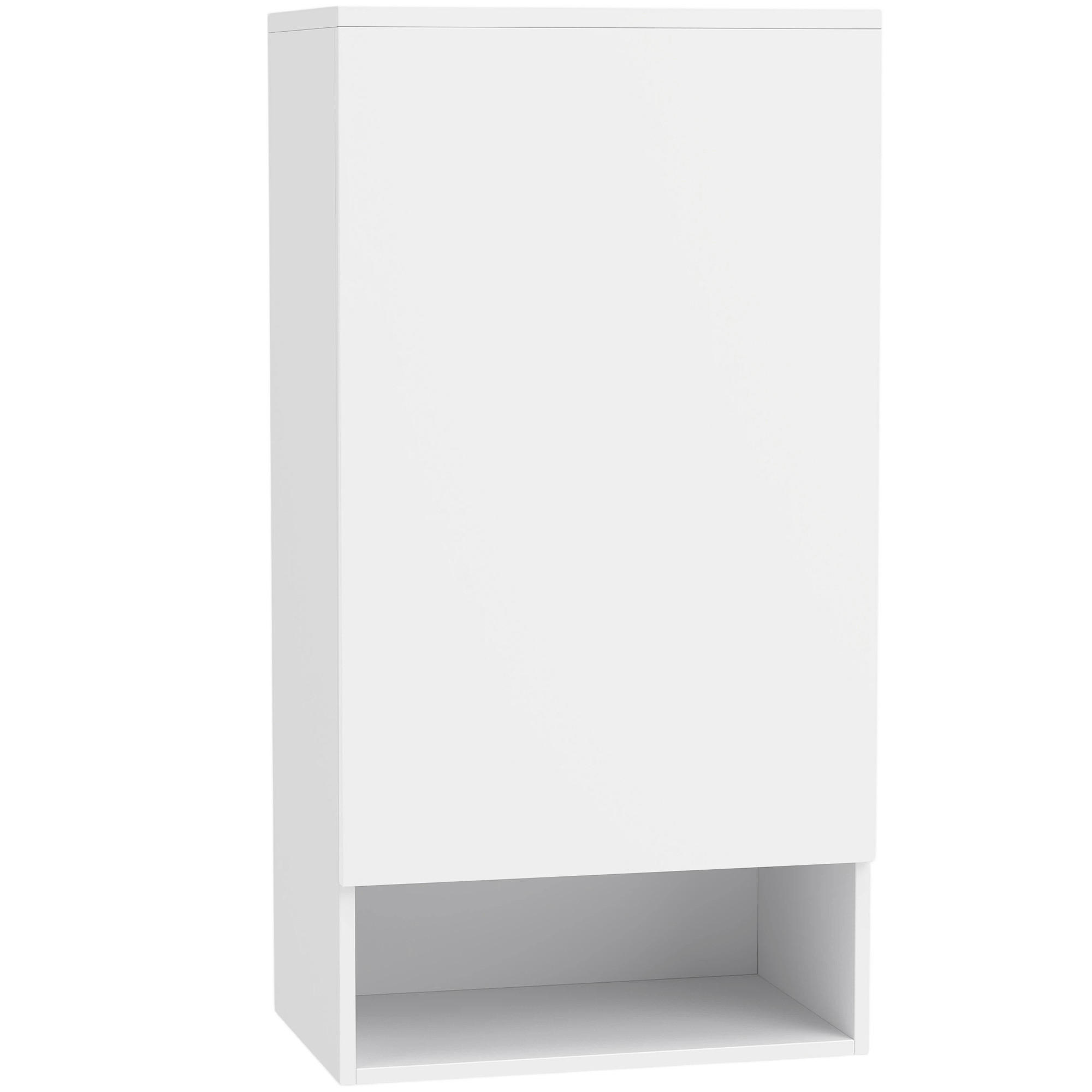 HÄNGESCHRANK Spanplatte Weiß - Weiß, Holzwerkstoff (27/77/40cm) - HOMCOM