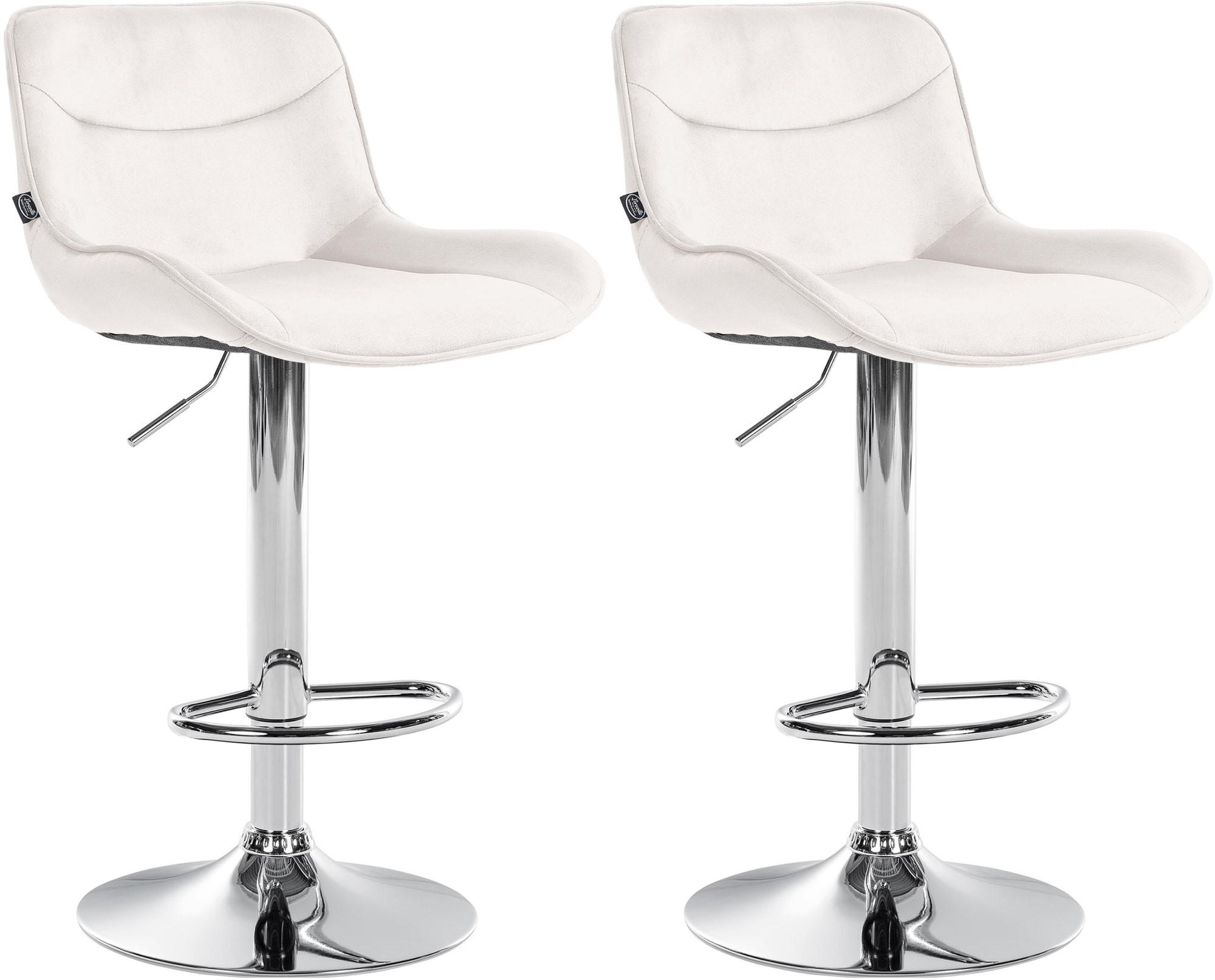 Deluke Barhocker Creme 49x85x51 cm