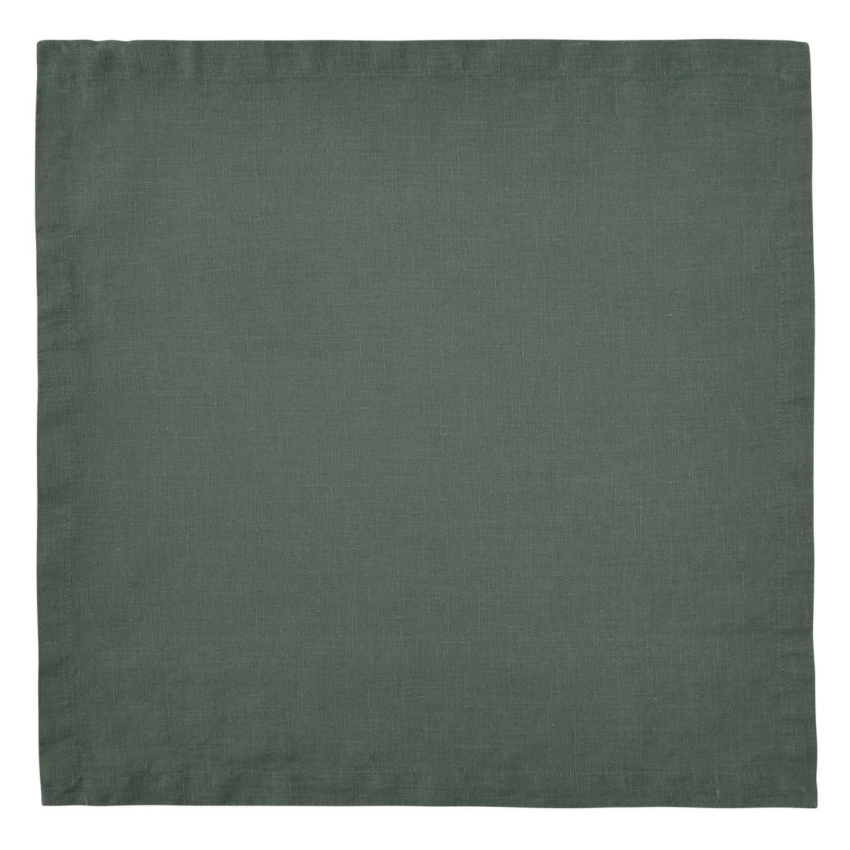 SERVIETTE Riga 42x42cm - Dunkelgrün, Textil (42/42cm) - Butlers