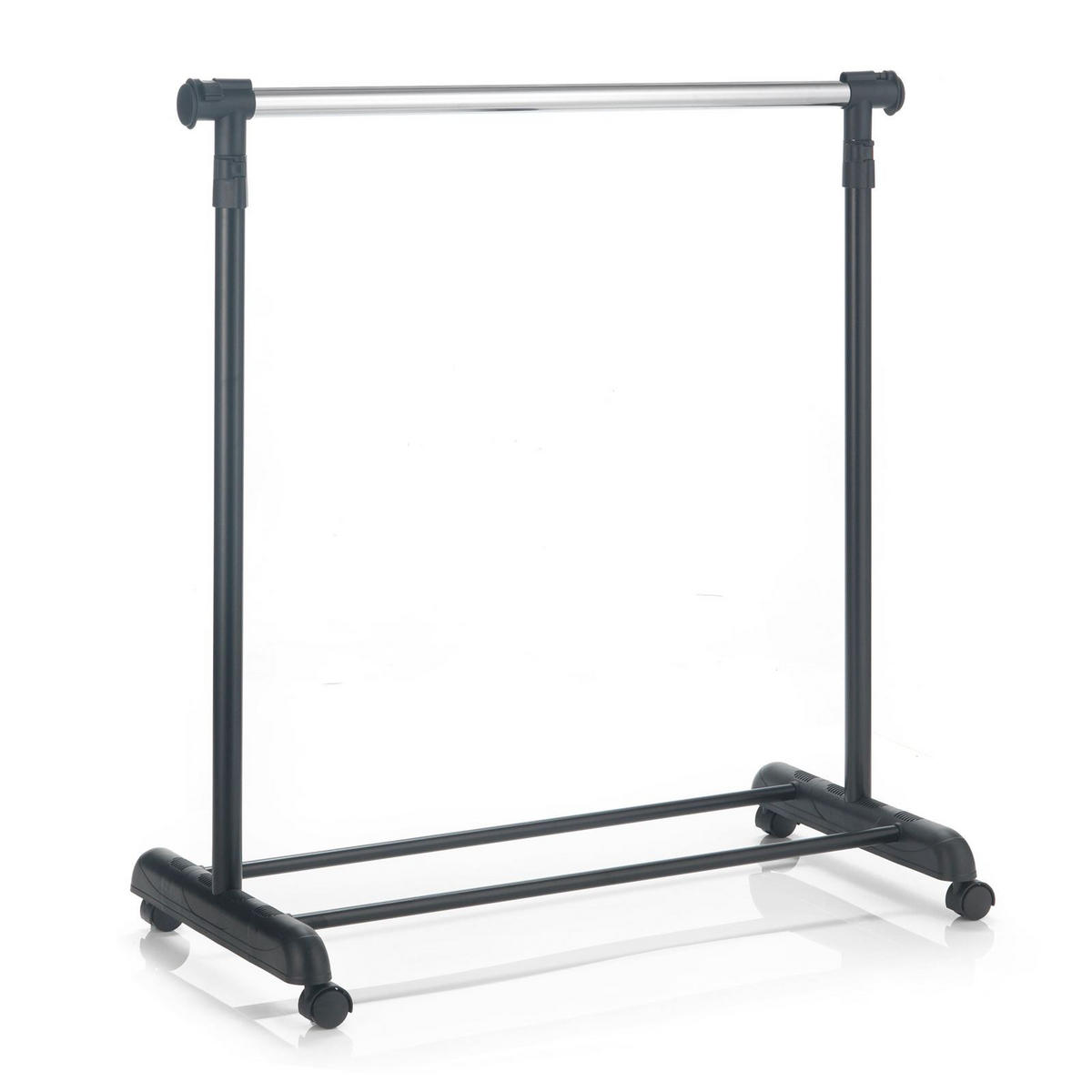 ROLLGARDEROBE SALA - Schwarz, Metall (93/96/44cm) - CARO-Möbel