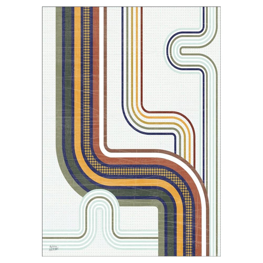 POSTER Wild Apple - Retro Subway II - Multicolor, Papier (30/40/0.1cm) - Poster&Frame