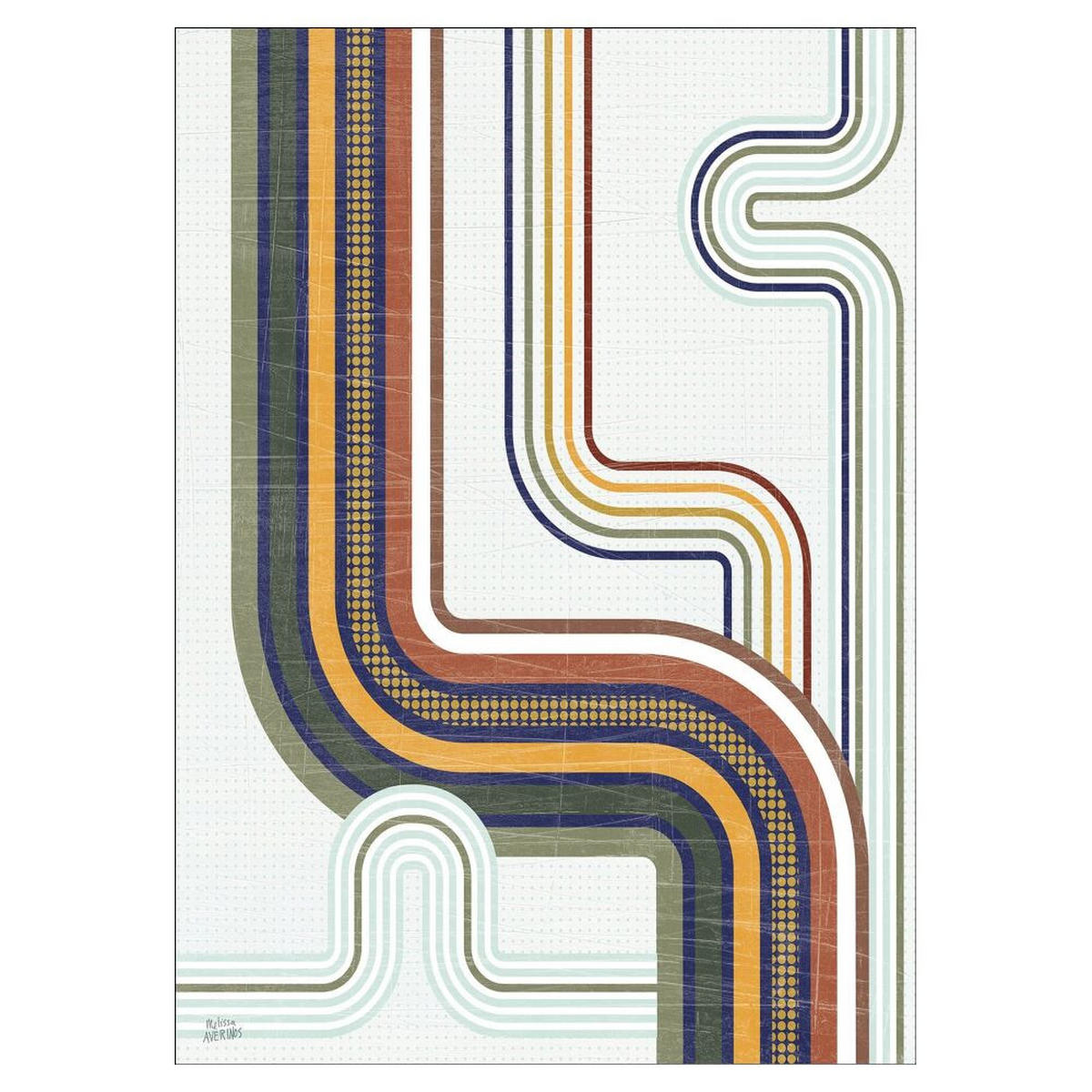 POSTER Wild Apple - Retro Subway II - Multicolor, Papier (30/40/0.1cm) - Poster&Frame