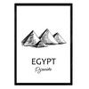POSTER Städte Denkmäler Ägypten Pyramiden A4 Rahmenlos - Klar, Papier (29.7/5/21cm) - Nacnic