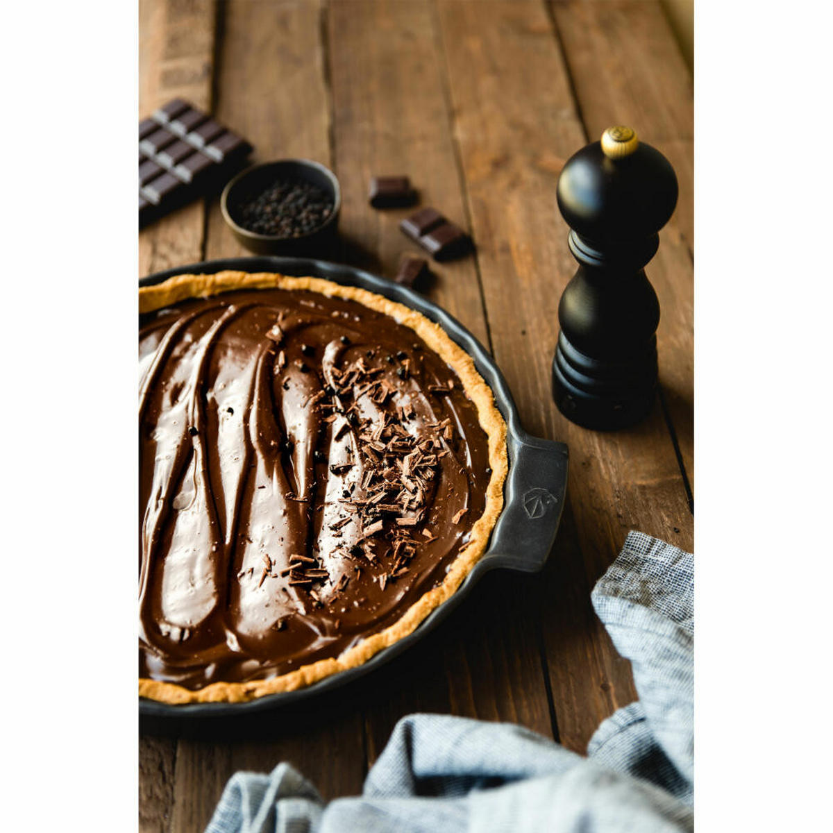 PFEFFERMÜHLE Paris uSelect 18cm Buchenholz Schokolade Stahlmahlwerk - Schwarz, Holz (5.9/18/5.9cm) - PEUGEOT