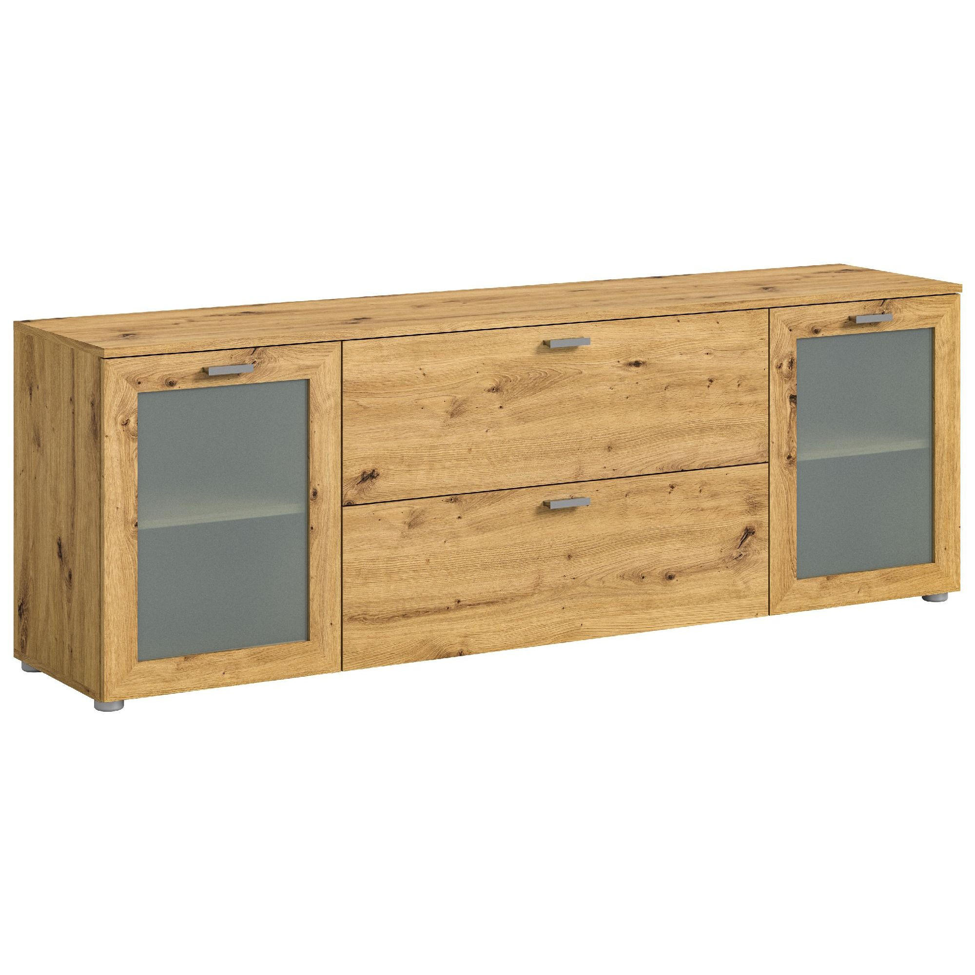 LOWBOARD Xeno 37/180/62 cm - Braun, Holzwerkstoff (180/62/37cm) - Xonox