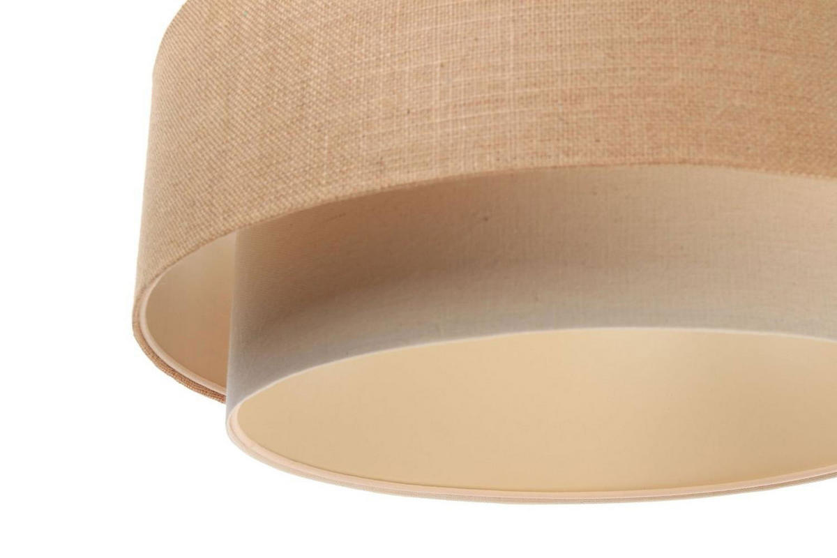HÄNGELEUCHTE Beige 60/20 cm - Beige, Kunststoff (60/1.2/20cm) - ONZENO