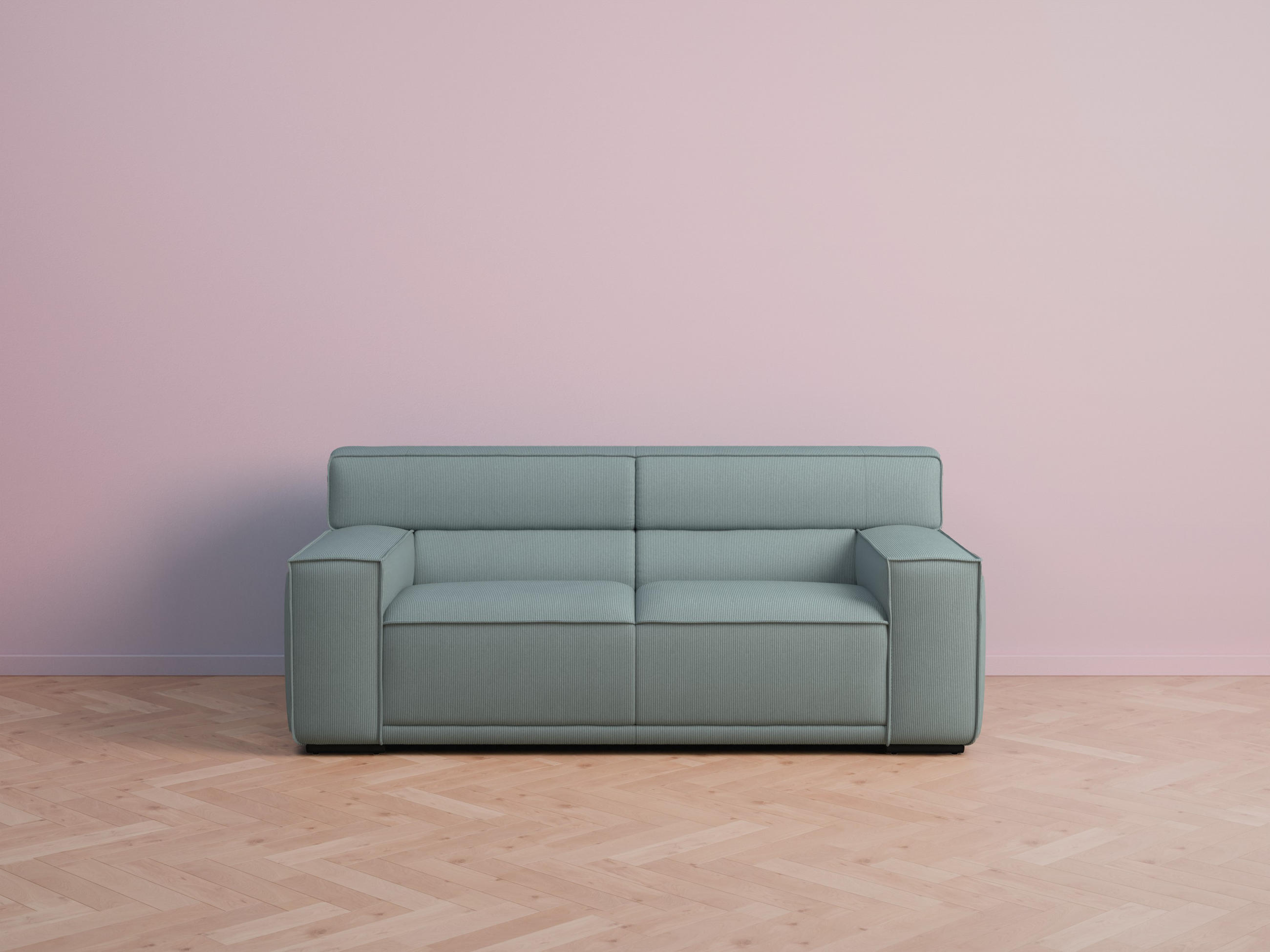 foamnova 2,5-Sitzer Dunkelgrau 194x78x106 cm