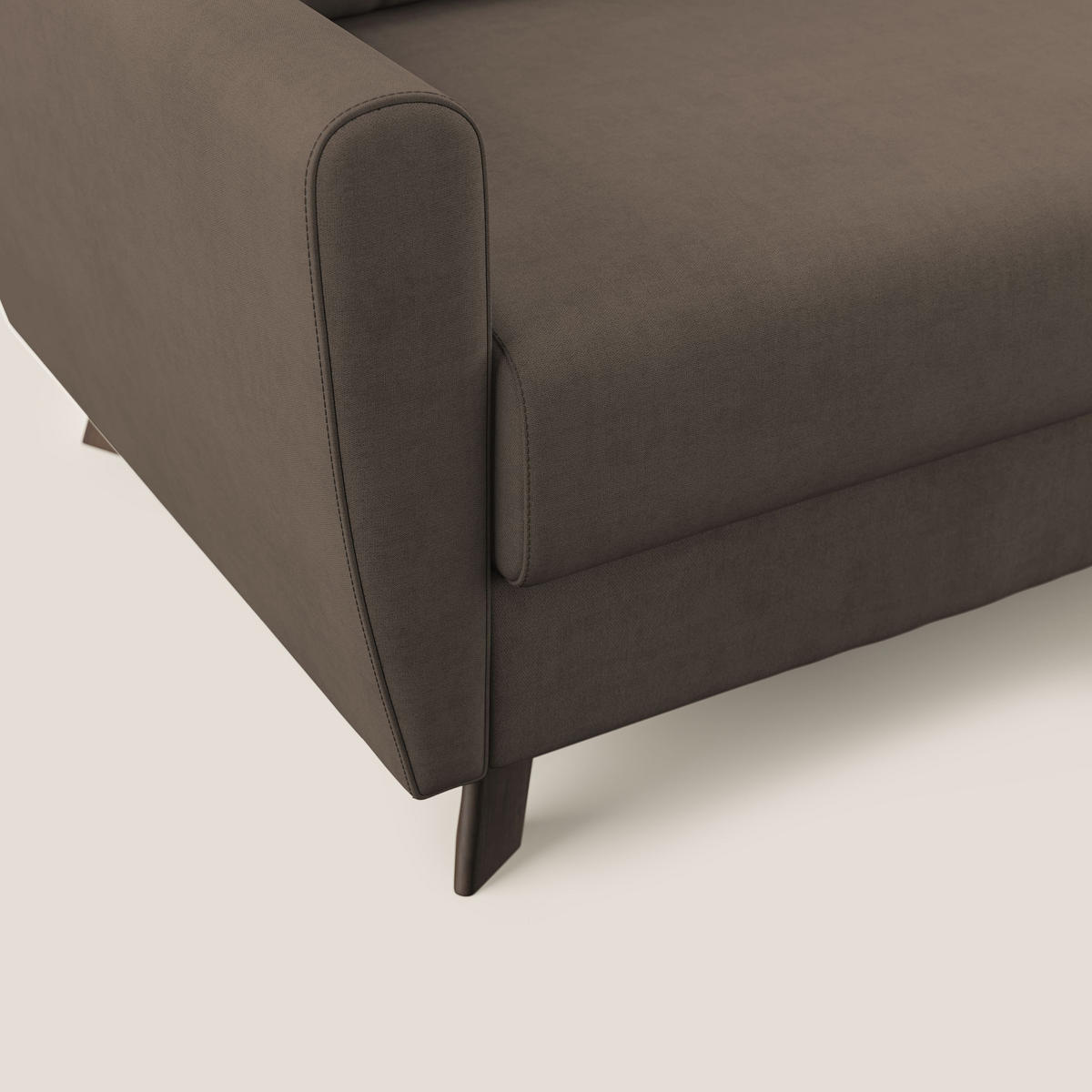 SCHLAFSOFA Callisto - Braun, Textil (188/97/96cm) - Divani.store