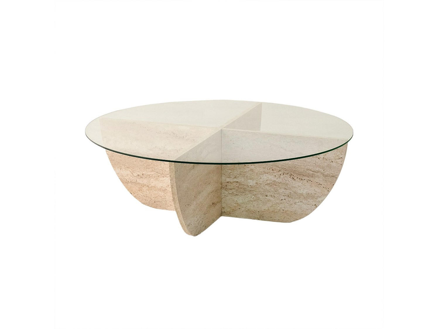 Vente-Unique Couchtisch Transparent 90x30x90 cm