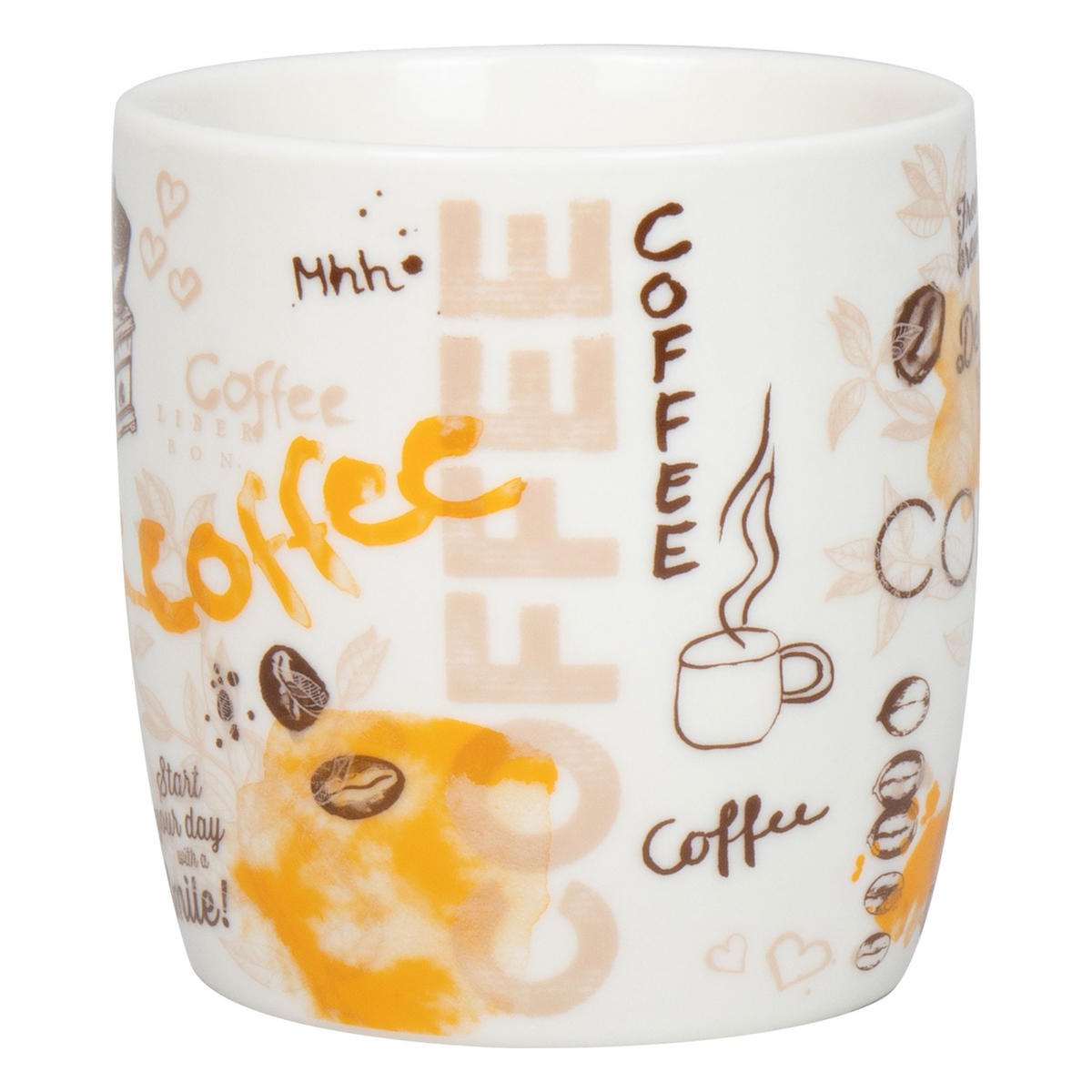 KAFFEEBECHER Delicious Coffee - Naturfarben, Keramik (0.4L) - Könitz