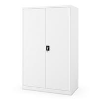 METALL-BÜROSCHRANK JAN II D600 - Weiß, Metall (115/185/60cm) - Jan Nowak