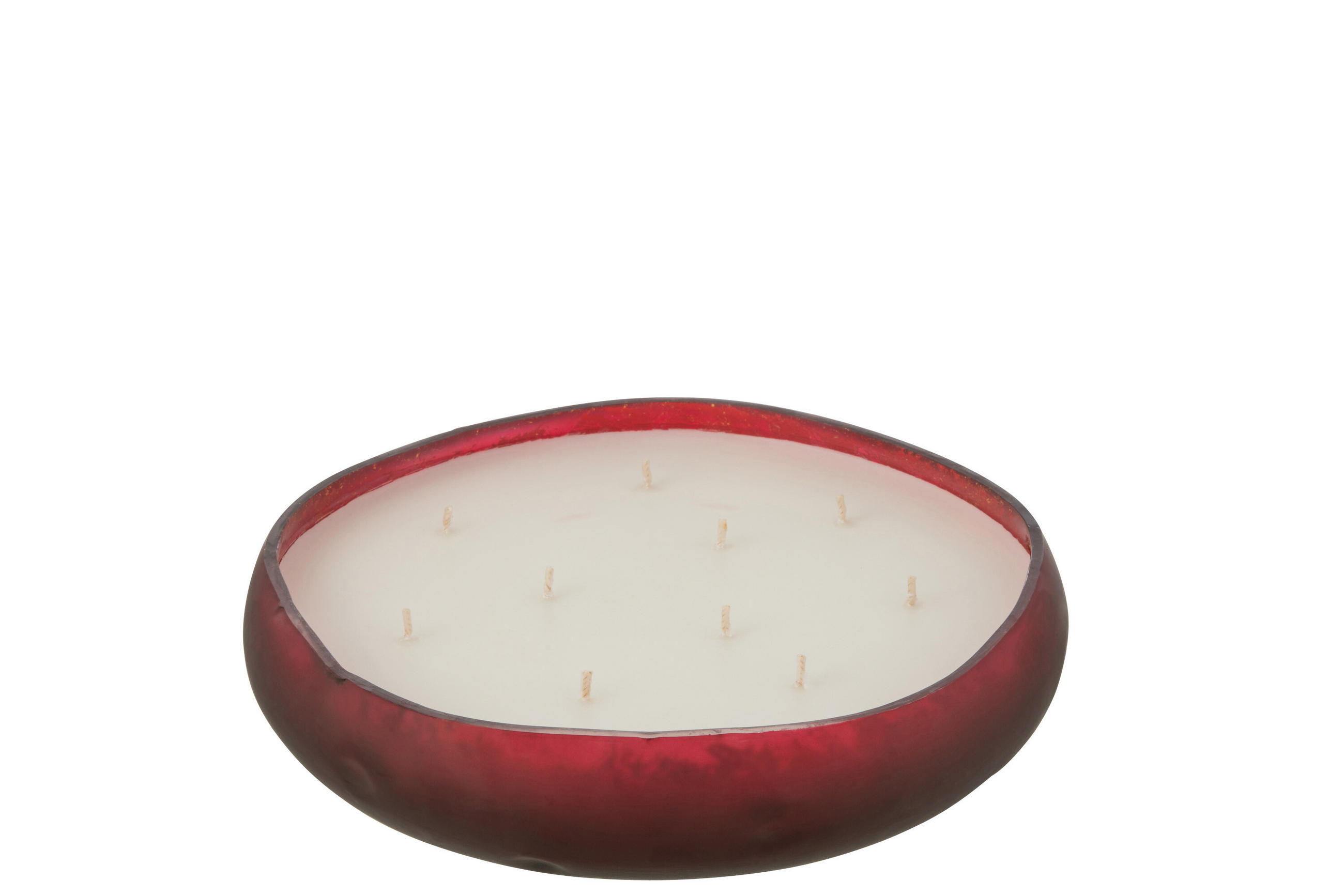 DUFTKERZE M-CHIC - Glas - Rot - L - 40 Std. - Rot, Glas (29/6cm) - J-Line