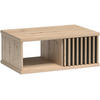 COUCHTISCH Caya 90x60 cm, Eiche Artisan - Eiche Artisan, Holzwerkstoff (58/90/37cm) - Beautysofa
