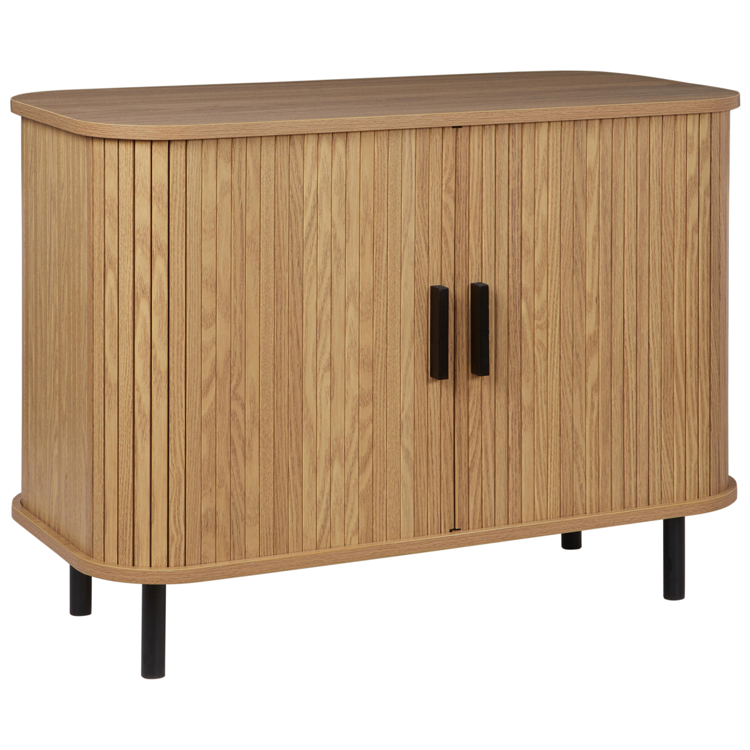 SCHRANK Braun Bradley - Braun, Holzwerkstoff (80/60/40cm) - Beliani
