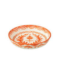 SERVIERSCHALE GRANADA PATTERN - Töpferei - Orange - Multicolor, Keramik (25/6/25cm) - J-Line