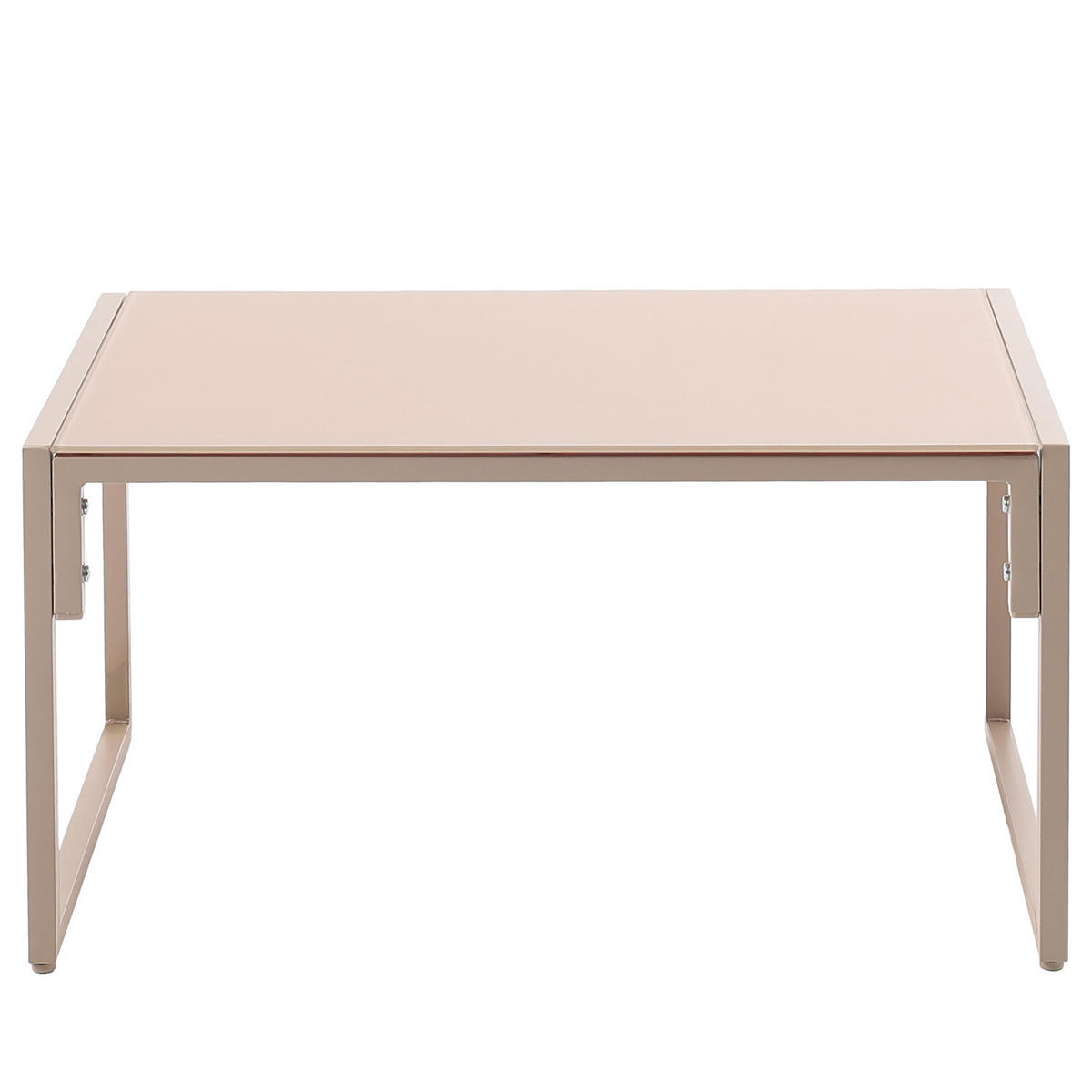 GARTENSITZGRUPPE - Eisen / Polyester - Schwarz / Grau - 4-teilig - Beige, Glas/Textil - home24