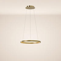 LED-HÄNGELAMPE Ring Gold Ø 40cm - Goldfarben, Metall (40/40/3.3cm) - s.luce