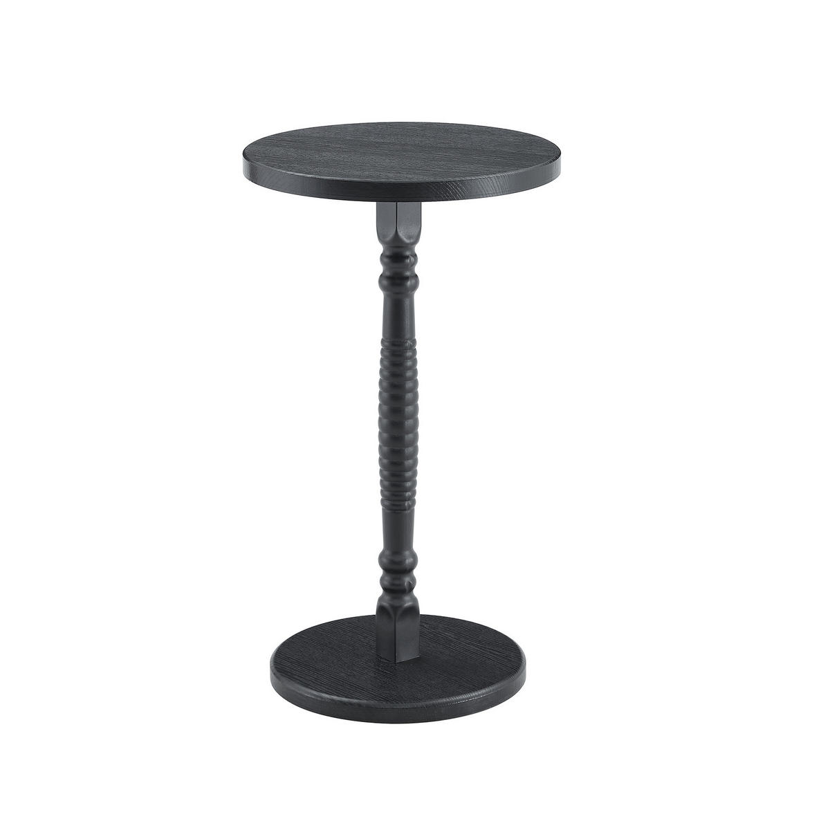 COUCHTISCH-SET DE-37348 2er-Set rund mit Stauraum Nussbaum/Schwarz - Walnussfarben/Schwarz, Holzwerkstoff (80/80/47cm) - ComfortXL