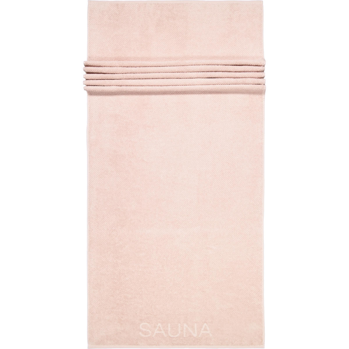 SAUNATÜCHER PURE 6501 PUDER - 383 - Rosa, Textil (80/200cm) - Cawoe