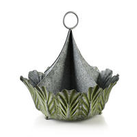 BLUMENTOPF Marina Grün 87/48/45 cm Metall - Grün, Metall (45cm) - Mondex