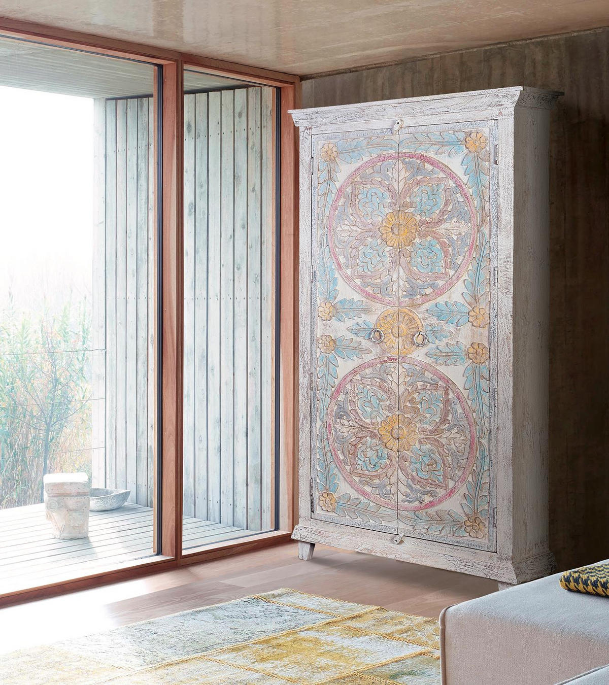 HIGHBOARD aus Mangoholz - Perlmutt, Holz (40/180/90cm) - Giner y Colomer