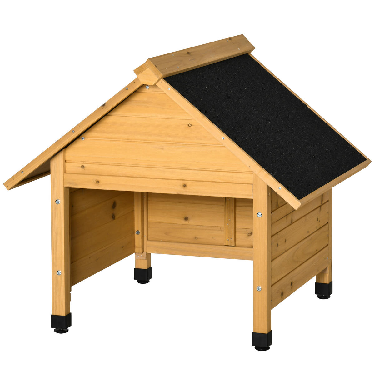 MÄHROBOTERGARAGE DE-10094 Sonnen- & Regenschutz Gelb - Gelb, Holzwerkstoff (76/70/75cm) - ComfortXL