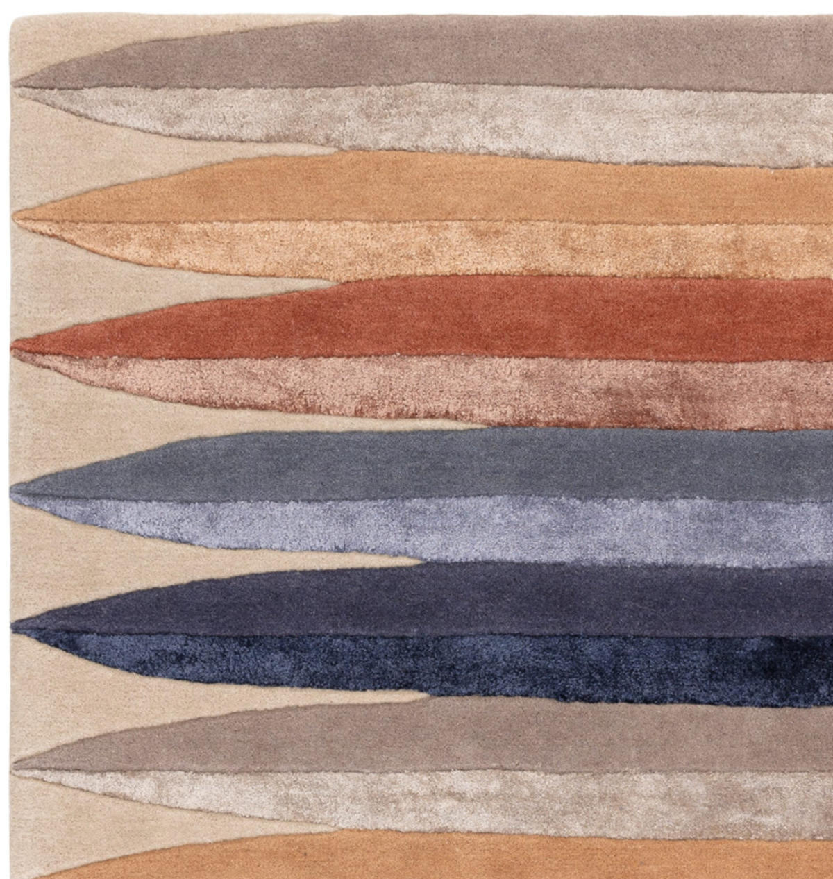 TEPPICH modern handgetuftet Wolle DOP Beige 160 x 230 cm - Beige, Naturmaterialien (160/230cm) - Novatrend