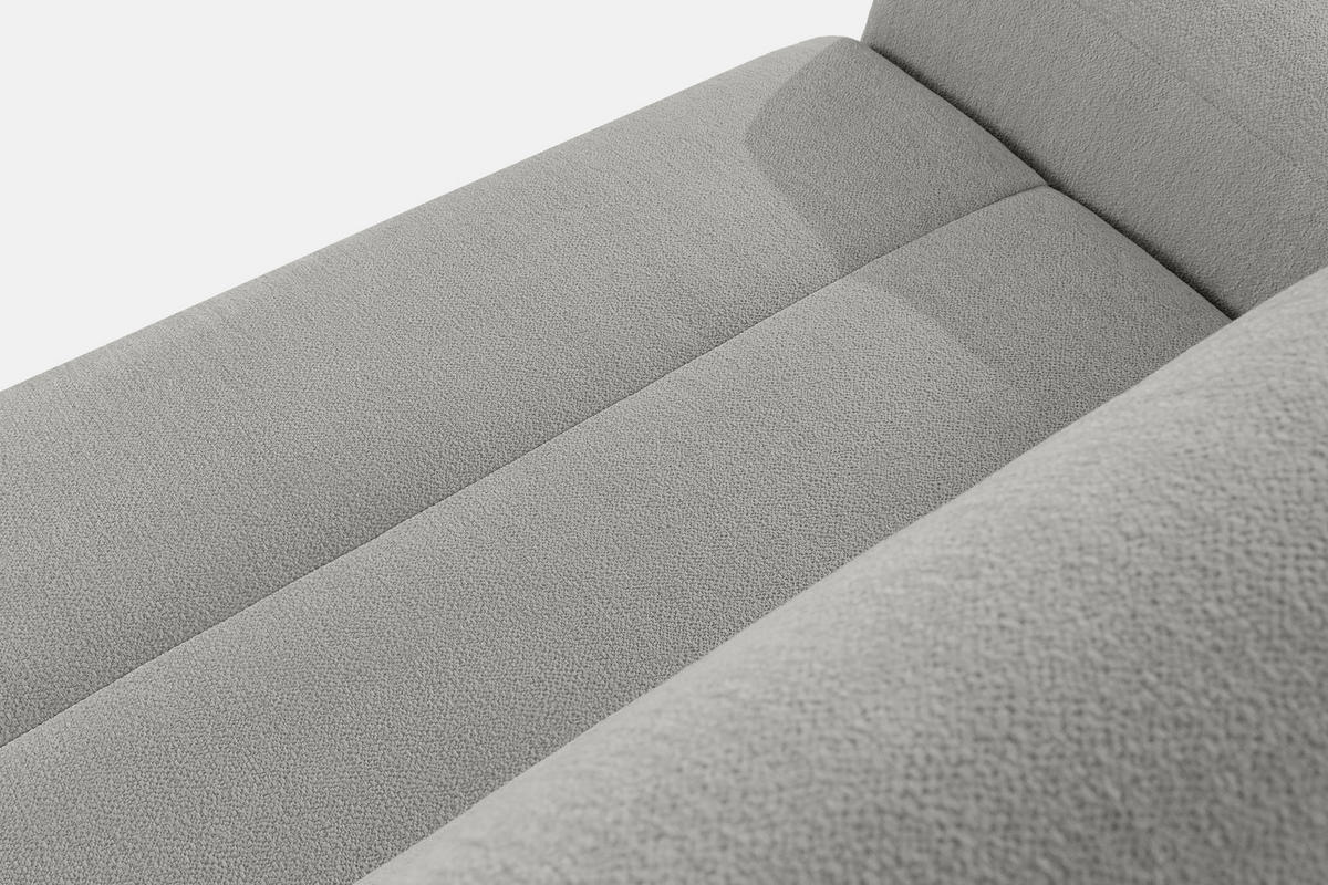 ECKSOFA RECHTS BLUME, Hellgrau - Hellgrau, Holz/Holzwerkstoff (271/164cm) - KONSIMO®