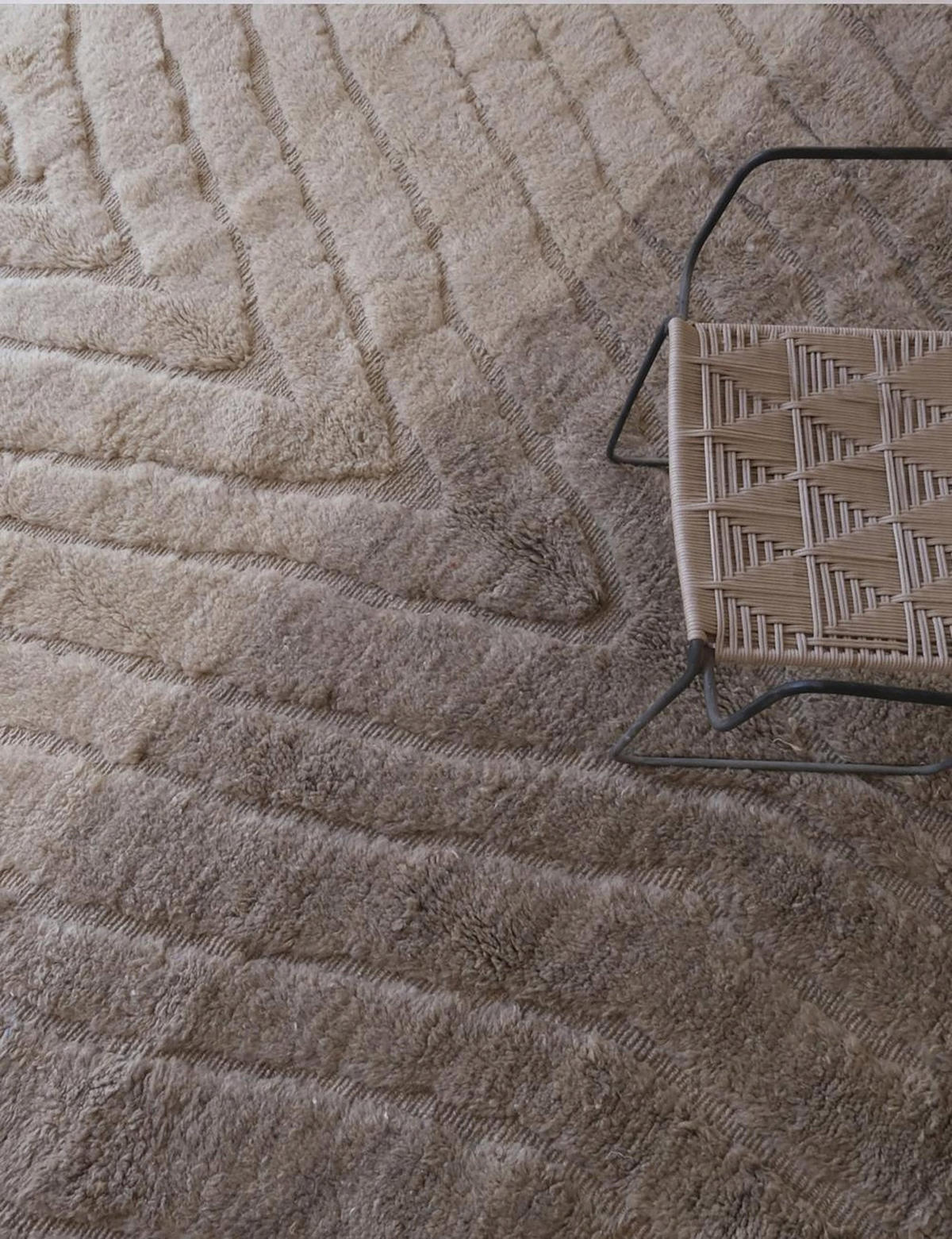 BERBERTEPPICH zweifarbig aus reiner Wolle 200x 300 cm - Braun, Naturmaterialien (200/300cm) - AFK Living