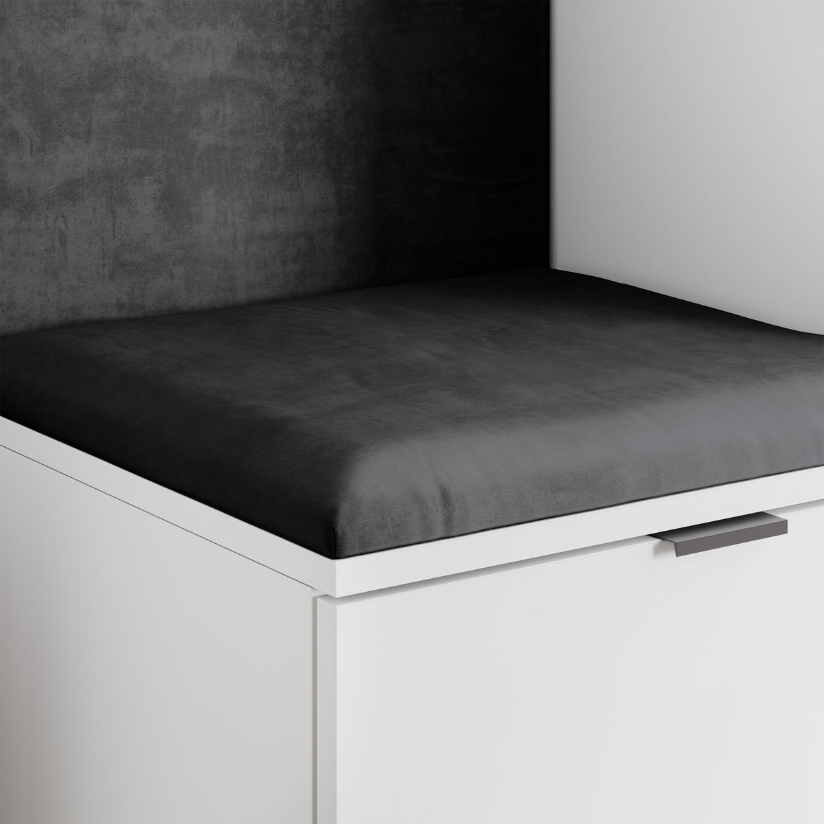 GARDEROBENSCHRANK LORI 95/181/51 cm Modern Weiß - Weiß, Holzwerkstoff (95/181/51cm) - MASSENO