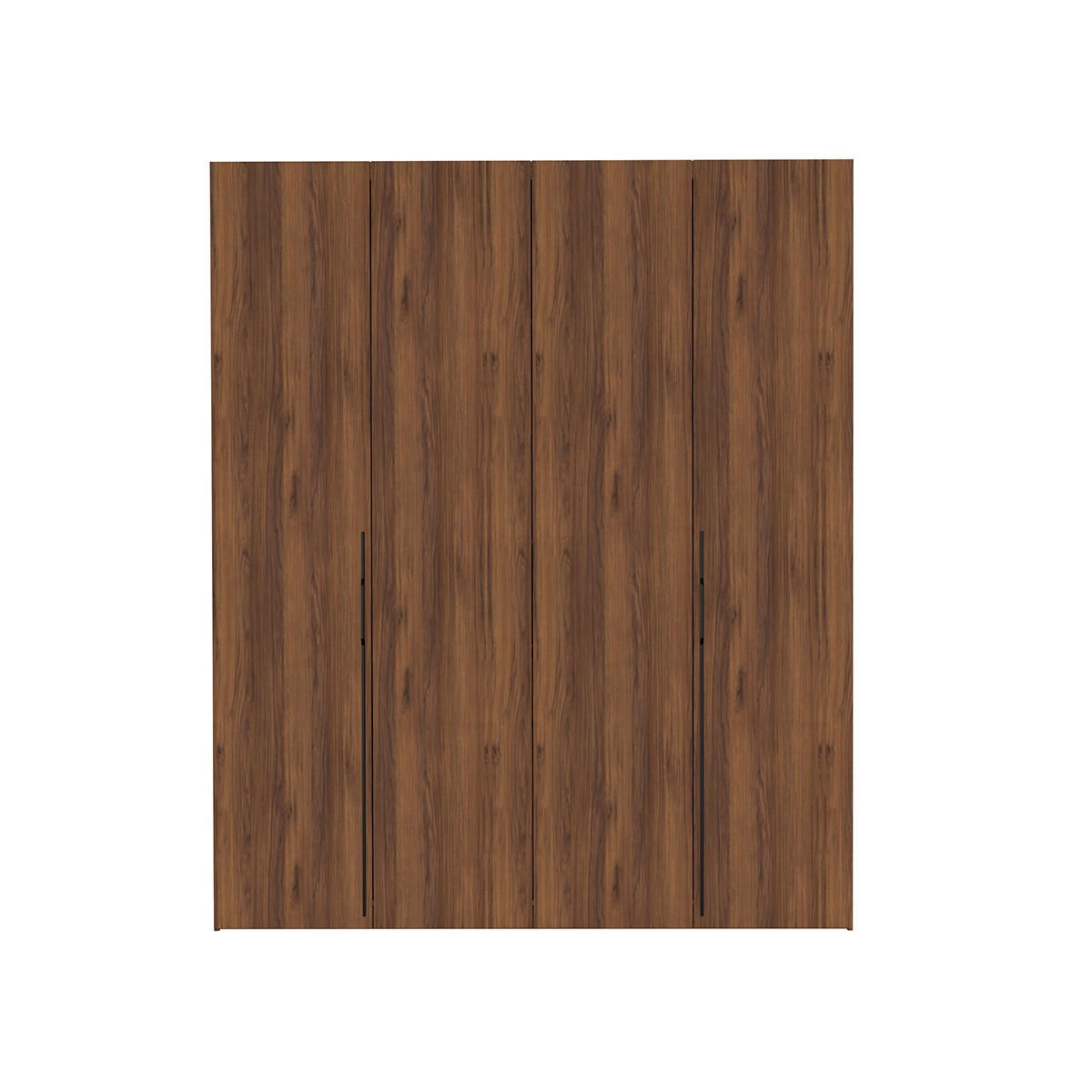 DREHTÜRENSCHRANK ANCONA 200/240/58cm 4-türig Braun - Braun, Holzwerkstoff (200/240/58cm) - MASSENO
