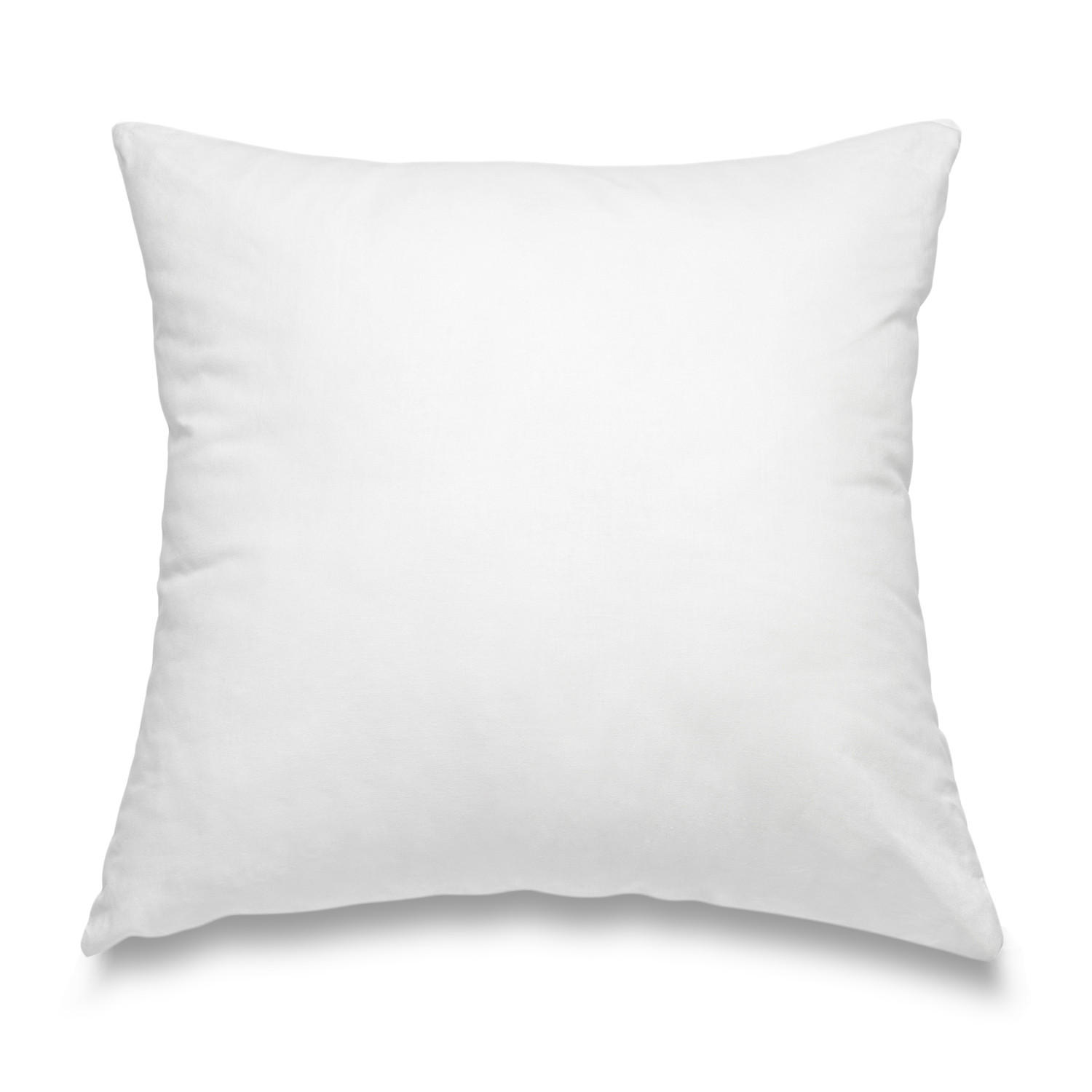 KOPFKISSEN 100% Federn 80/80 cm Bezug aus 100% Baumwolle - Weiß, Textil (80/80cm) - wometo